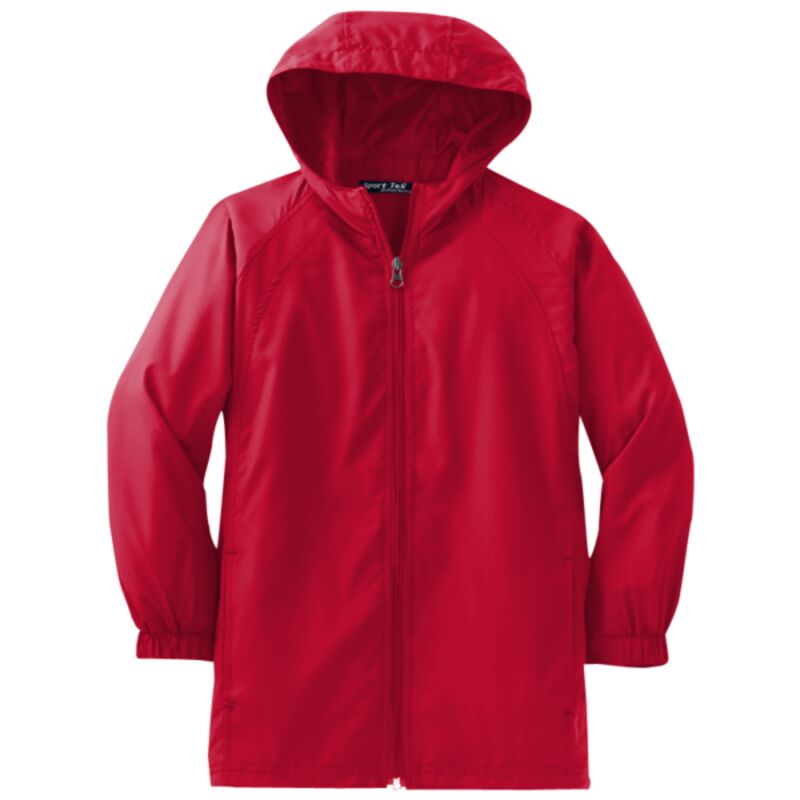 Youth Hooded Raglan Jacket Thumbnail