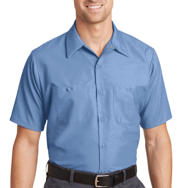 Long Size, Short Sleeve Industrial Work Shirt Thumbnail