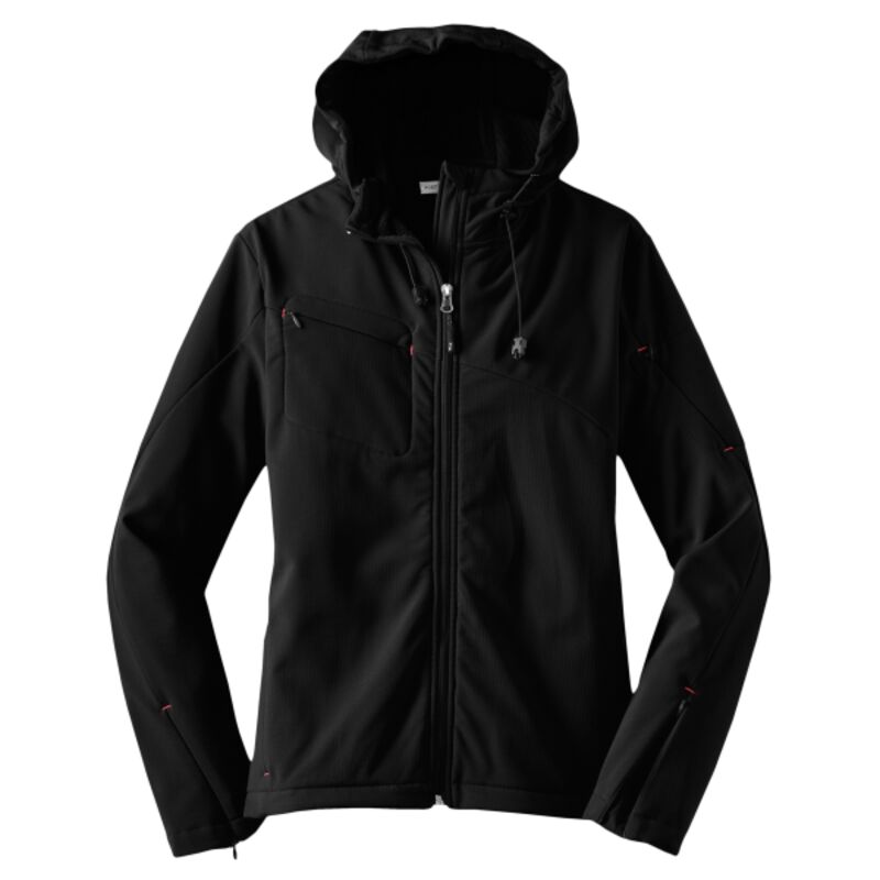 Women's Textured Hooded Soft Shell Jacket Thumbnail