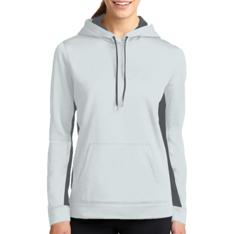 Women's Sport Wick ® Fleece Colorblock Hooded Pullover Thumbnail