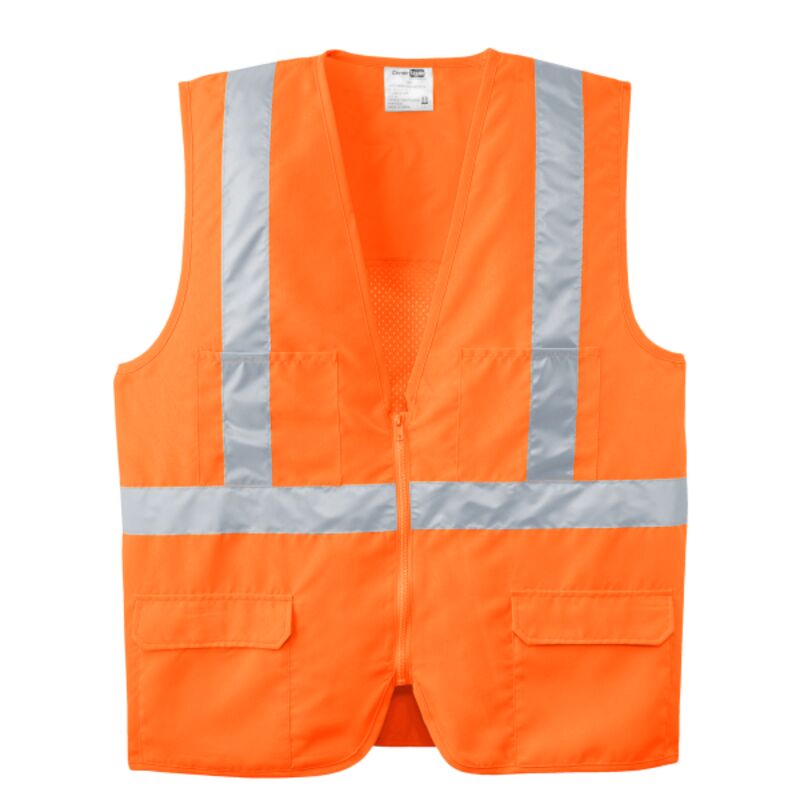 Ansi 107 Class 2 Mesh Back Safety Vest Thumbnail