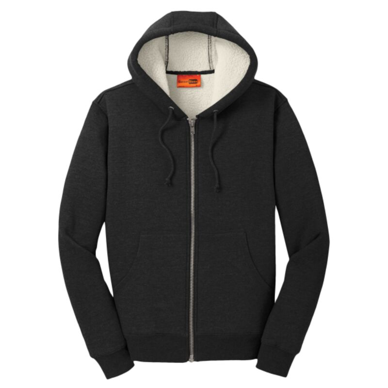 Heavyweight Sherpa Lined Hooded Fleece Jacket Thumbnail
