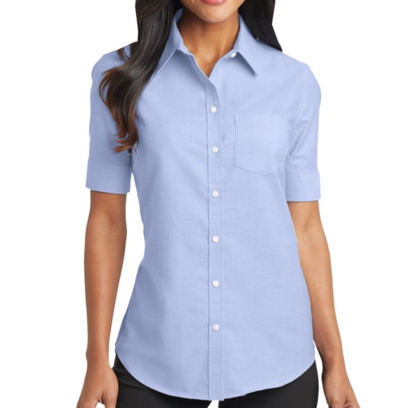 Women's Short Sleeve SuperPro Oxford Shirt Thumbnail