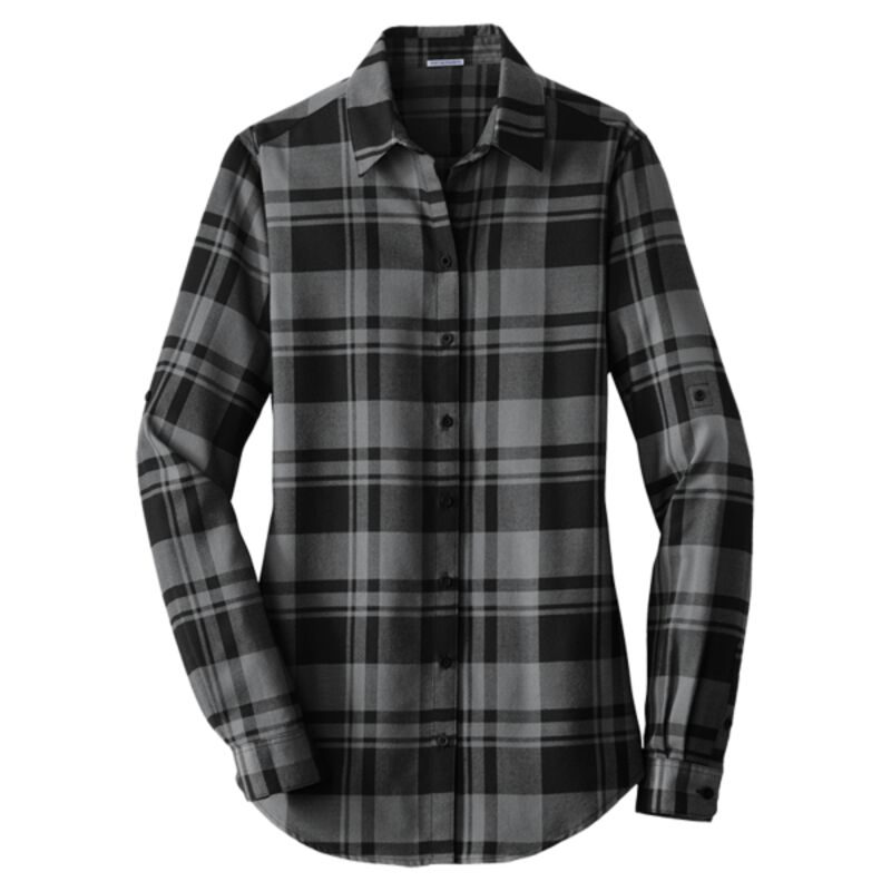 Women's Plaid Flannel Tunic Thumbnail