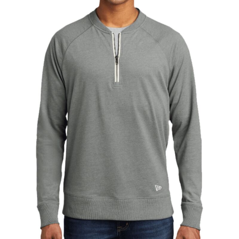 Sueded Cotton Blend 1/4 Zip Pullover Thumbnail