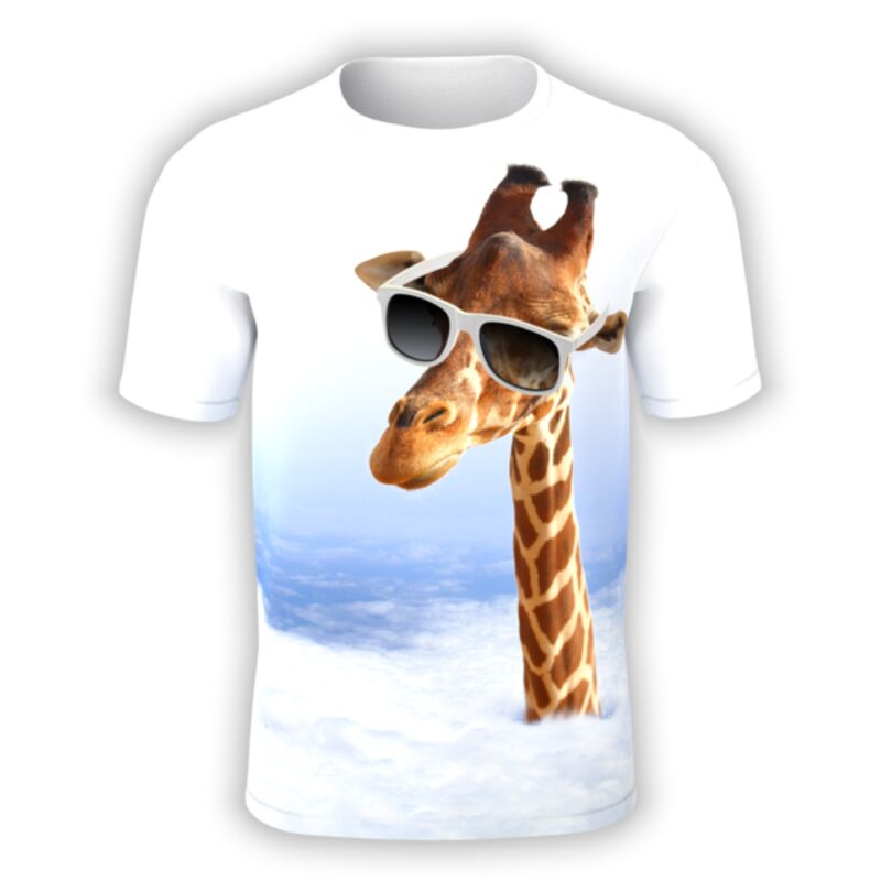 Giraffe in Sunglasses T-Shirt Thumbnail