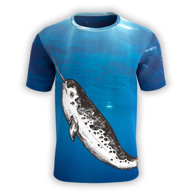 Ocean Narwhal T-Shirt Thumbnail