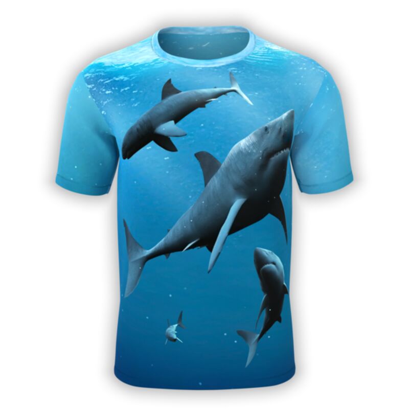 Three Sharks T-Shirt Thumbnail