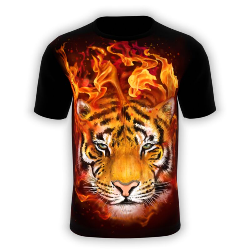 Tiger Flame T-Shirt Thumbnail