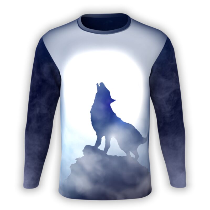Shirt Yourself Howling Wolf Long Sleeve UNI-LS-360-0017 Howling Wolf Long Sleeve Thumbnail