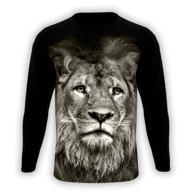 Shirt Yourself Lion Face Long Sleeve UNI-LS-360-0020 Lion Face Long Sleeve Thumbnail