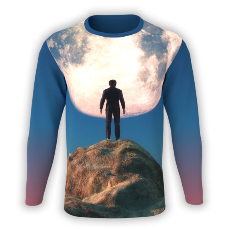 Shirt Yourself Man & Moon Long Sleeve UNI-LS-360-0023 Man & Moon Long Sleeve Thumbnail