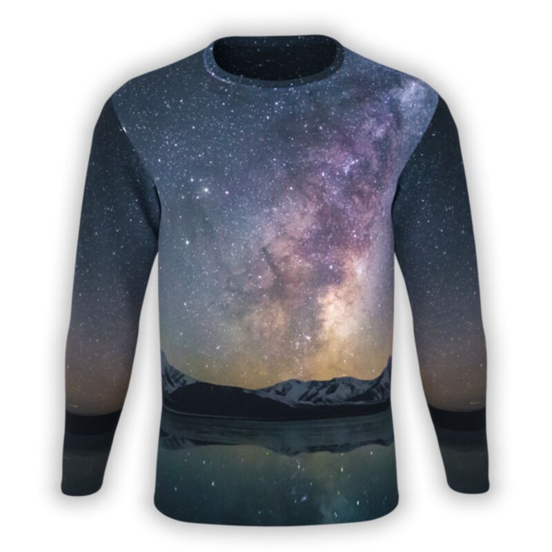 Shirt Yourself Milky Way Mountains Long Sleeve UNI-LS-360-0024 Milky Way Mountains Long Sleeve Thumbnail