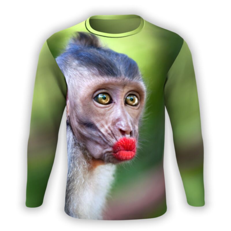 Shirt Yourself Monkey Lips Long Sleeve UNI-LS-360-0025 Monkey Lips Long Sleeve Thumbnail