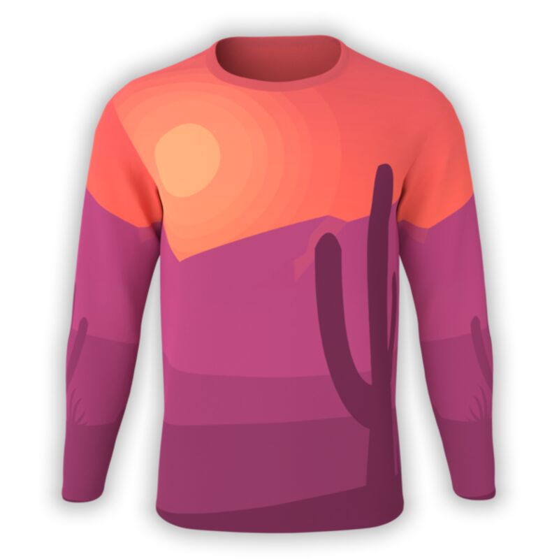 Shirt Yourself Purple Desert Cactus Long Sleeve UNI-LS-360-0033 Purple Desert Cactus Long Sleeve Thumbnail