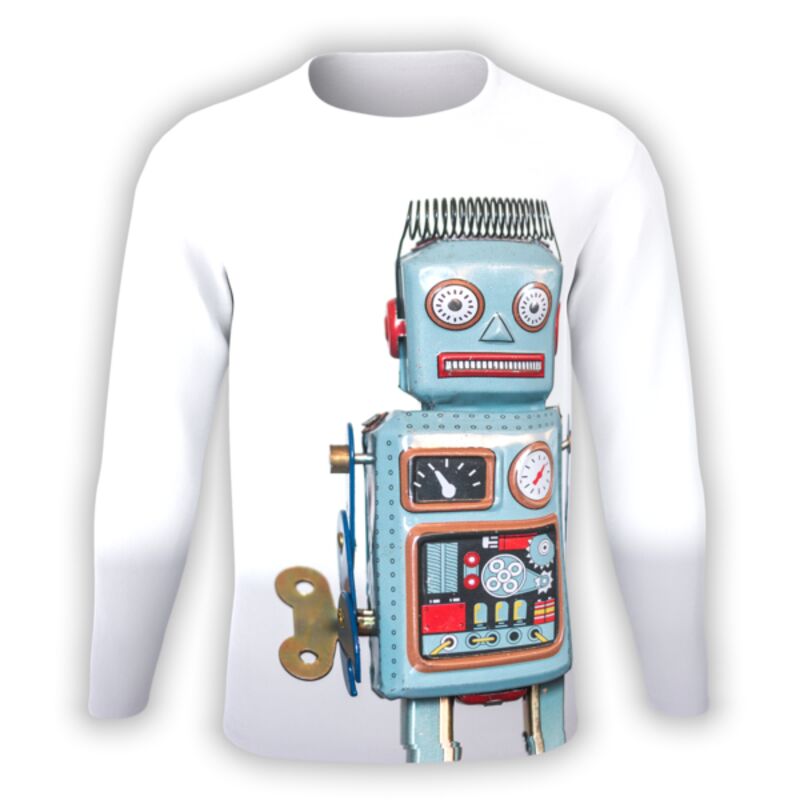 Shirt Yourself Windup Robot Long Sleeve UNI-LS-360-0042 Windup Robot Long Sleeve Thumbnail