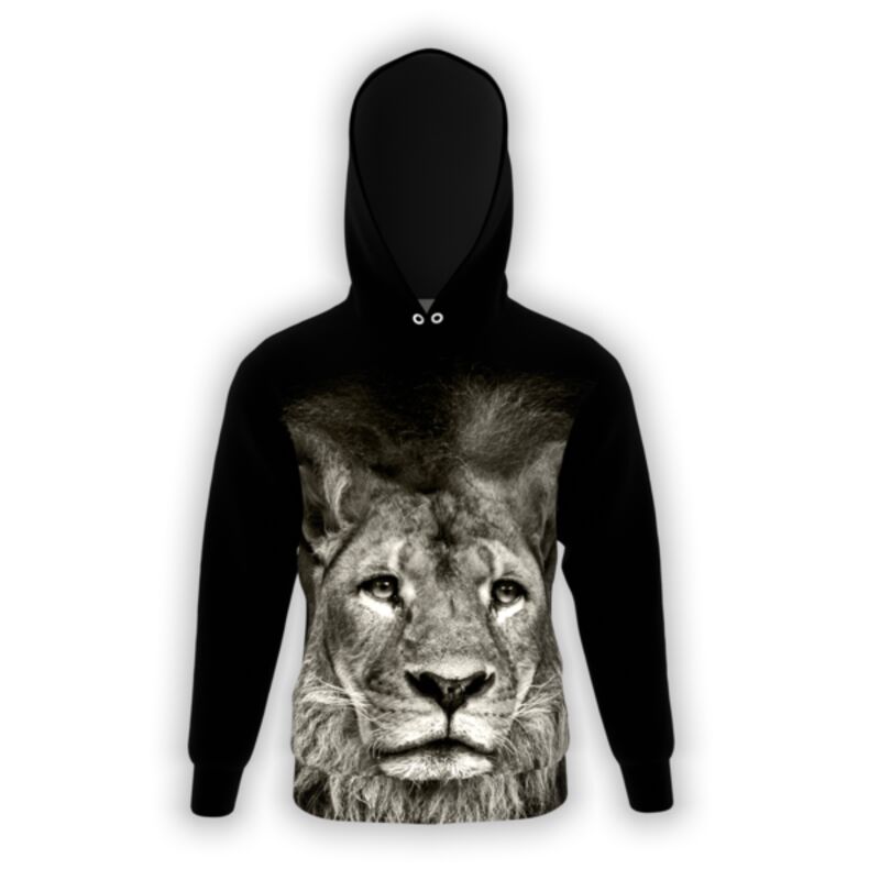 Lion Face Hoodie Thumbnail