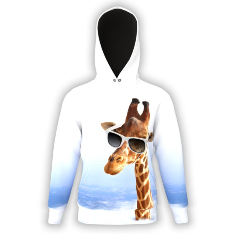 Giraffe In Sunglasses Hoodie Thumbnail
