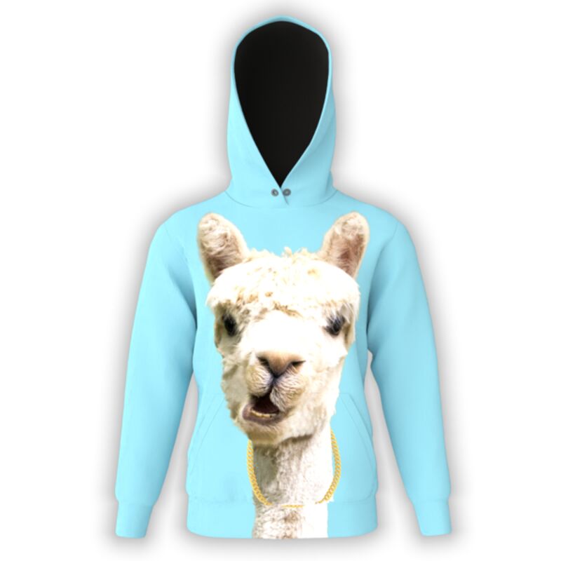 Llama Chain Hoodie Thumbnail