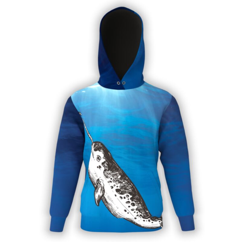 Ocean Narwhal Hoodie Thumbnail