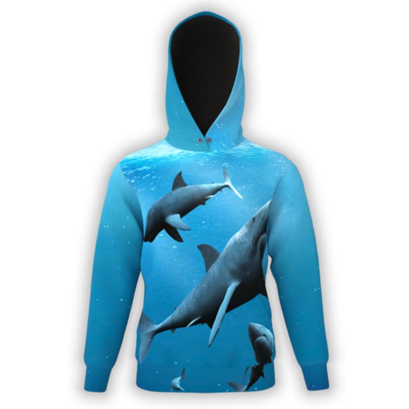 Three Sharks Hoodie Thumbnail