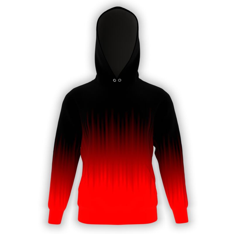 Gradient Sound Waves Hoodie Thumbnail