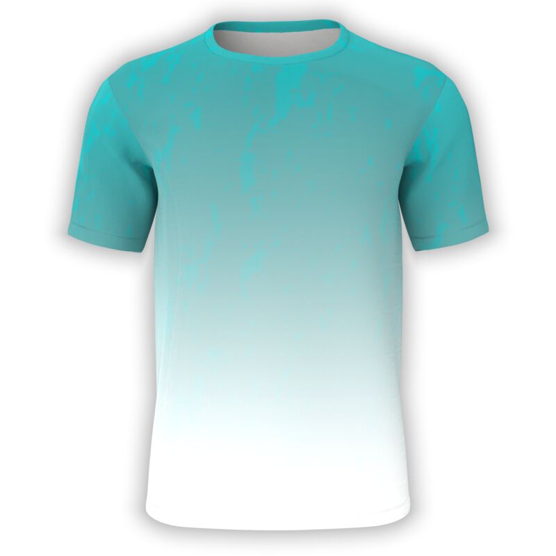 Mint Crackle Paint Gradient T-Shirt Thumbnail
