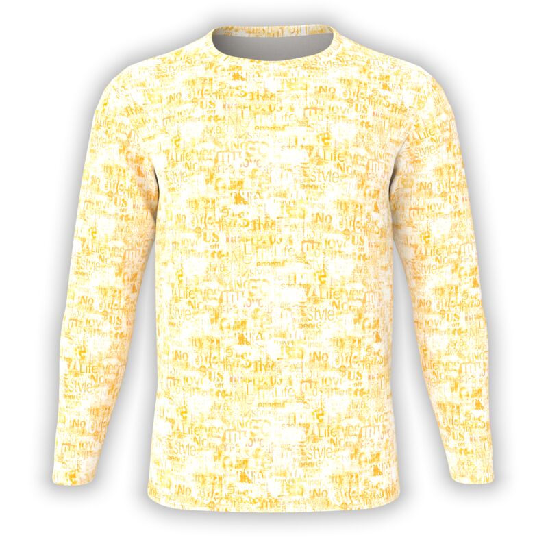 Rustic Gold Word Art Long Sleeve Thumbnail