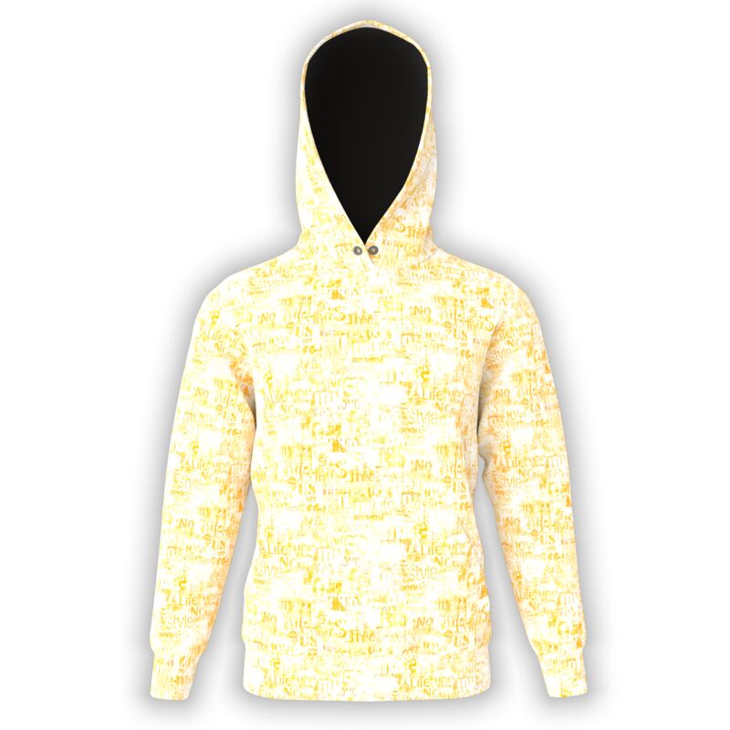 Rustic Gold Word Art Hoodie Thumbnail