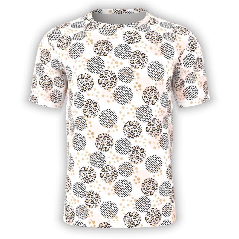 Paw Prints & Circles T-Shirt Thumbnail