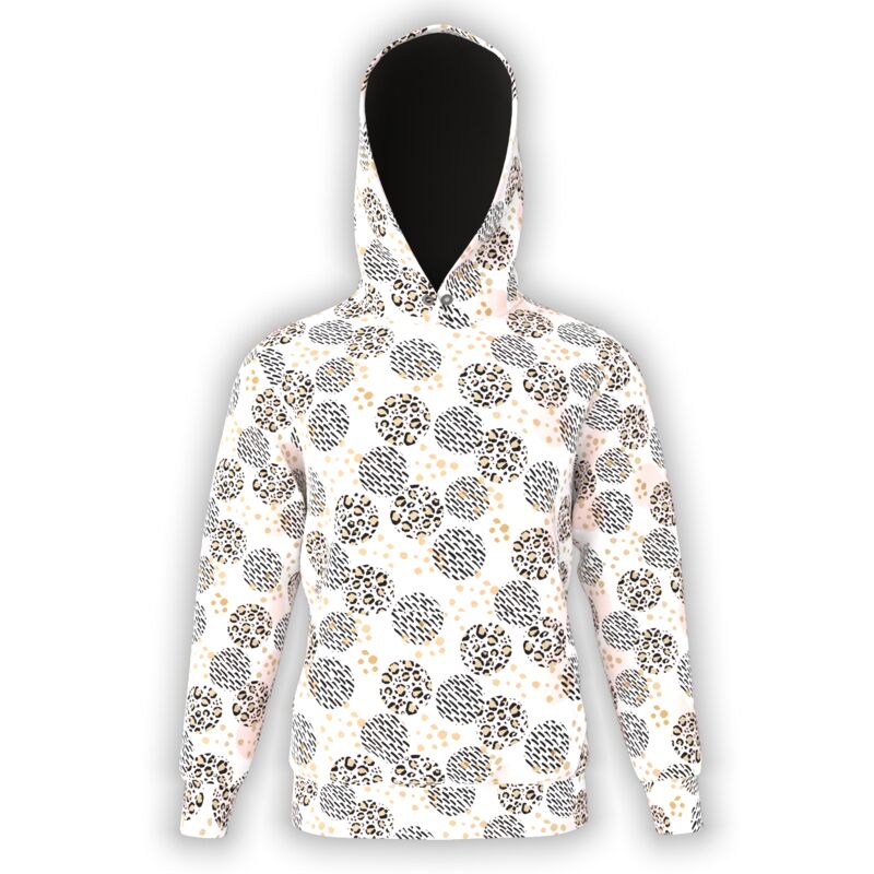 Paw Prints & Circles Hoodie Thumbnail