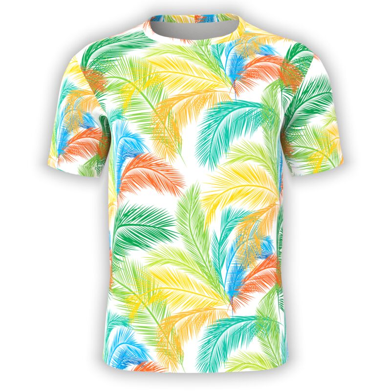 Colorful Palm Fronds T-Shirt Thumbnail