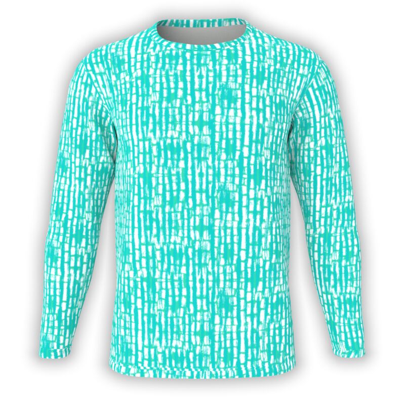 Mint Snake Skin Long Sleeve Thumbnail