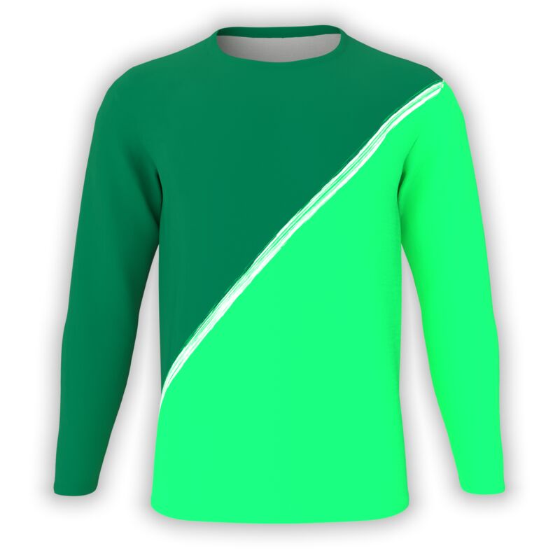 Kelly Lime Colorblock Long Sleeve Thumbnail