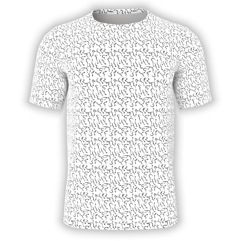 Microprint Scribbles T-Shirt Thumbnail