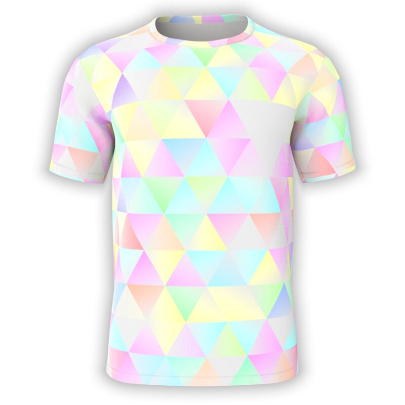 Pastel Triangles T-Shirt Thumbnail