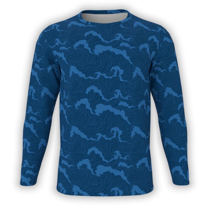 Topographical Waves Long Sleeve Thumbnail