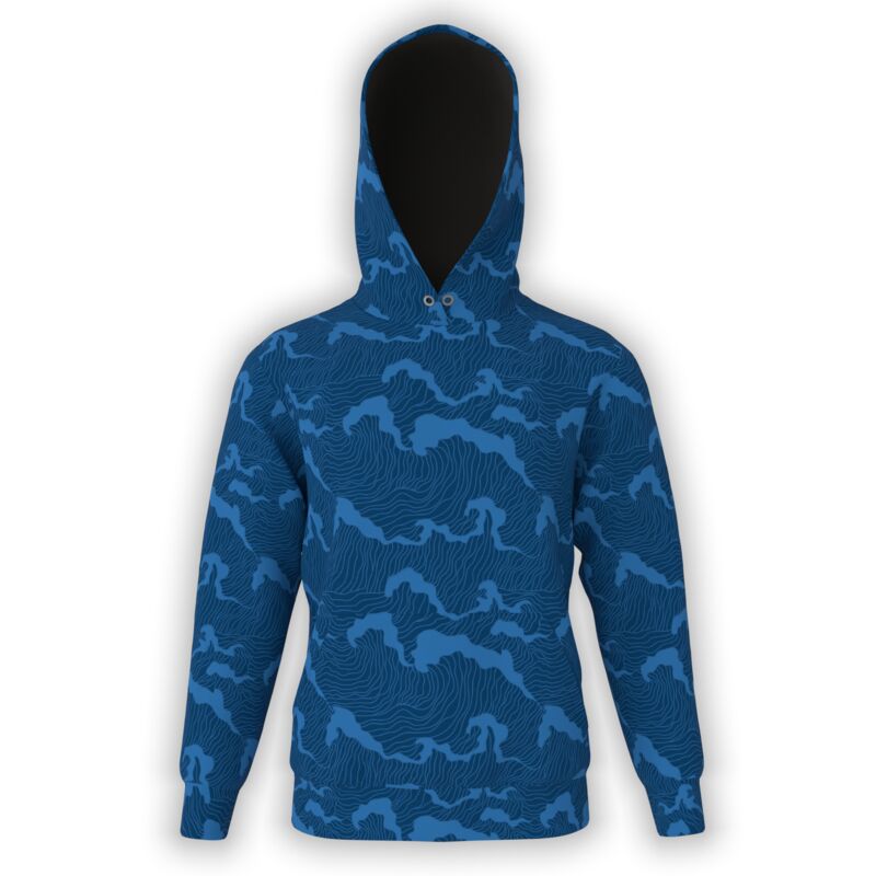 Topographical Waves Hoodie Thumbnail