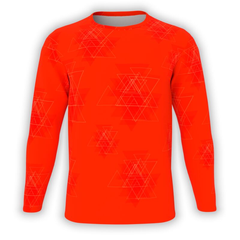 Sketched Intersecting Triangles Long Sleeve Thumbnail