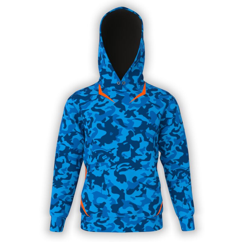 Cerulean Camo Hoodie Thumbnail