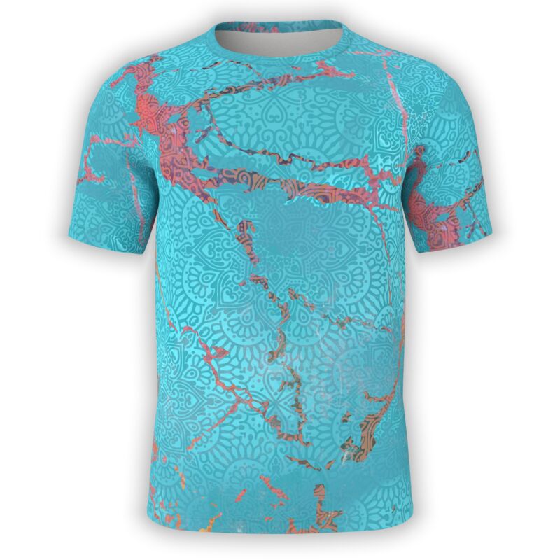 Cracked Jade Mandala T-Shirt Thumbnail