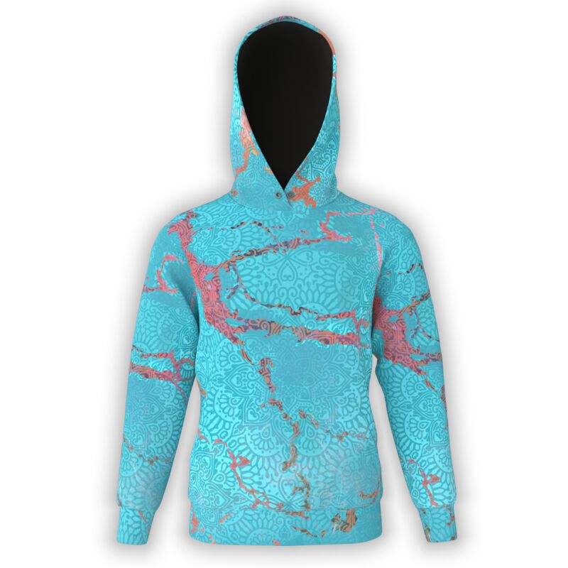 Cracked Jade Mandala Hoodie Thumbnail