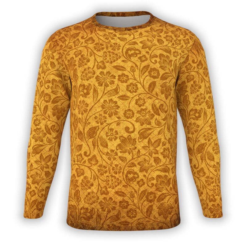Golden Amber Mixed Flowers Long Sleeve Thumbnail