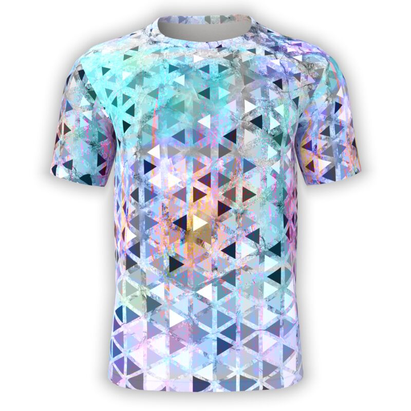 Triangles Over Acid Wash T-Shirt Thumbnail