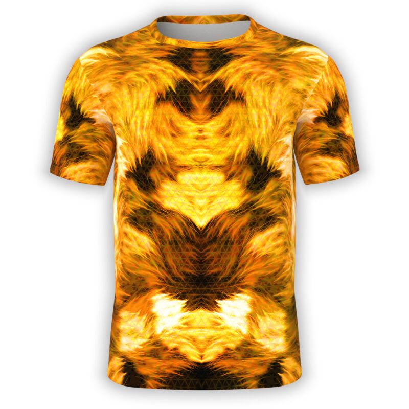 Mirrored Dragon Flames T-Shirt Thumbnail
