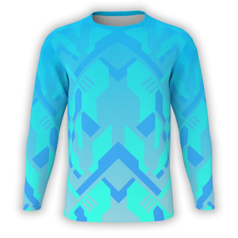 Futuristic Tie Dye Long Sleeve Thumbnail