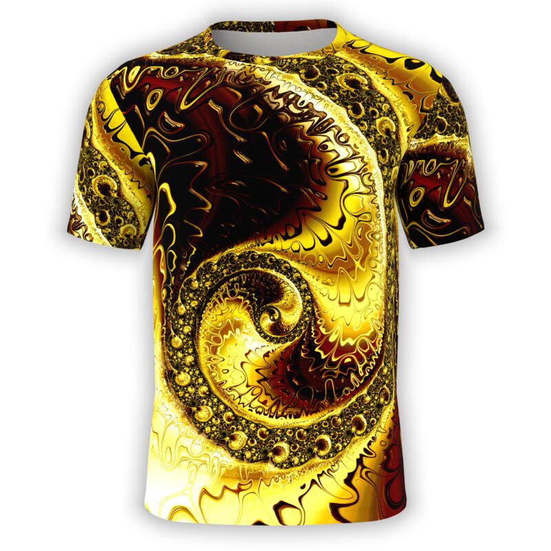 Liquid Gold Paisley T-Shirt Thumbnail