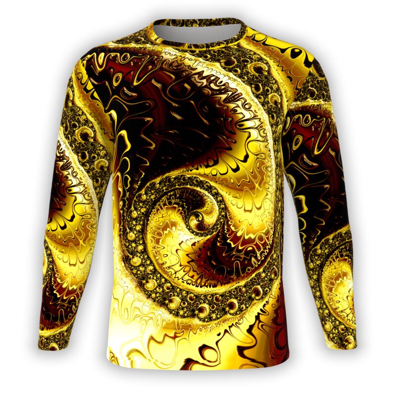 Liquid Gold Paisley Long Sleeve Thumbnail