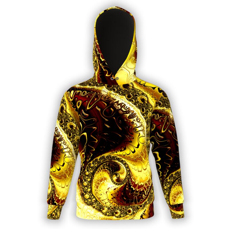 Liquid Gold Paisley Hoodie Thumbnail
