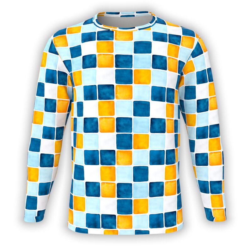 Blueberry Orange Tile Long Sleeve Thumbnail